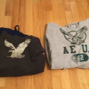 2 men’s American eagle outfitters sweatshirts